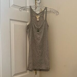 Gray Diesel Denim Division Women's Tank Top with buttons